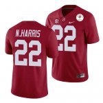 Men's Alabama Crimson Tide #22 Najee Harris 2021 Rose Bowl Crimson NCAA College Football Jersey 2403SWFY1